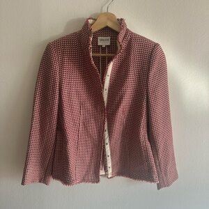 Giorgio Armani Women's Red and Black Blazer